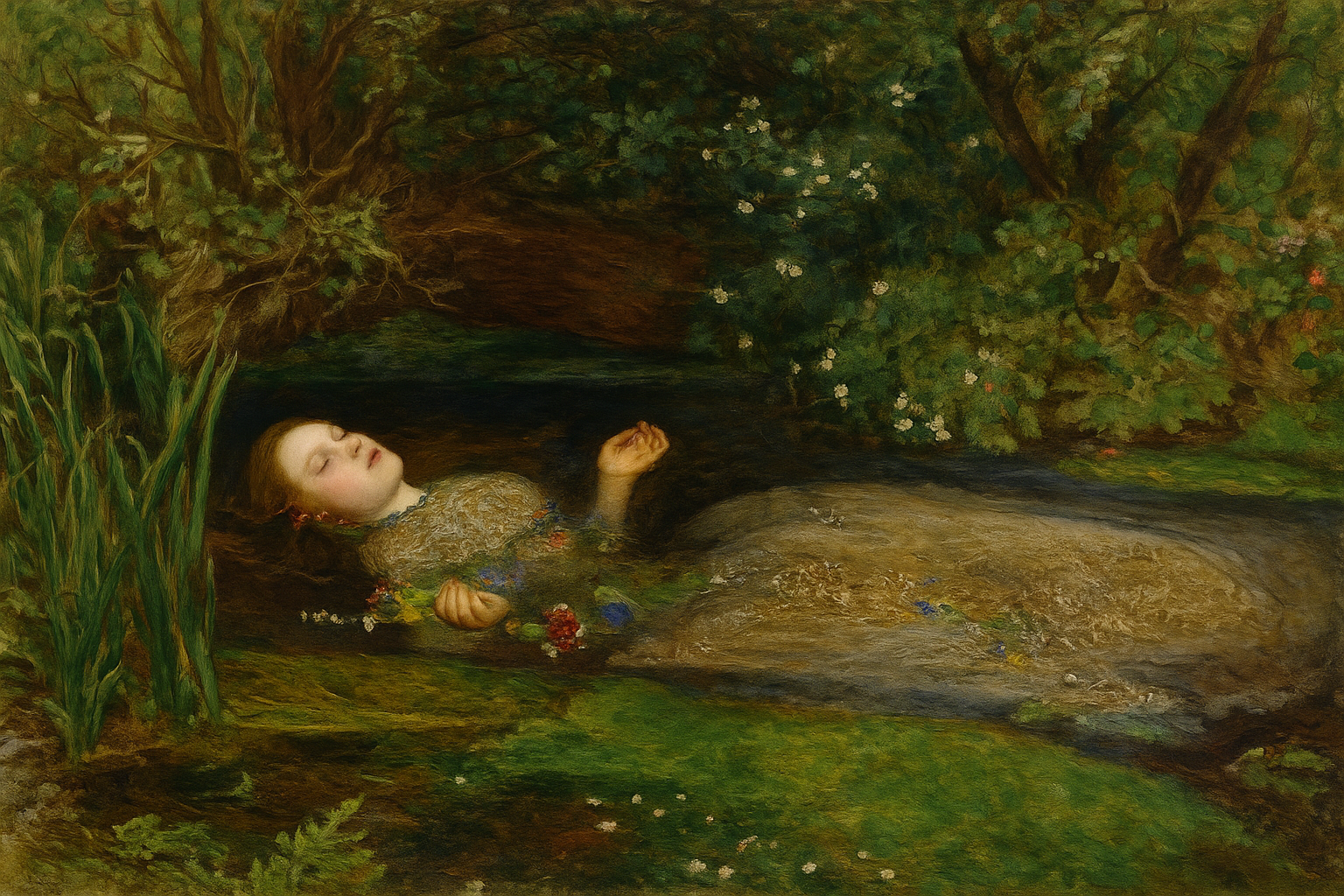 Ophelia – Classic Oil Painting Reproduction