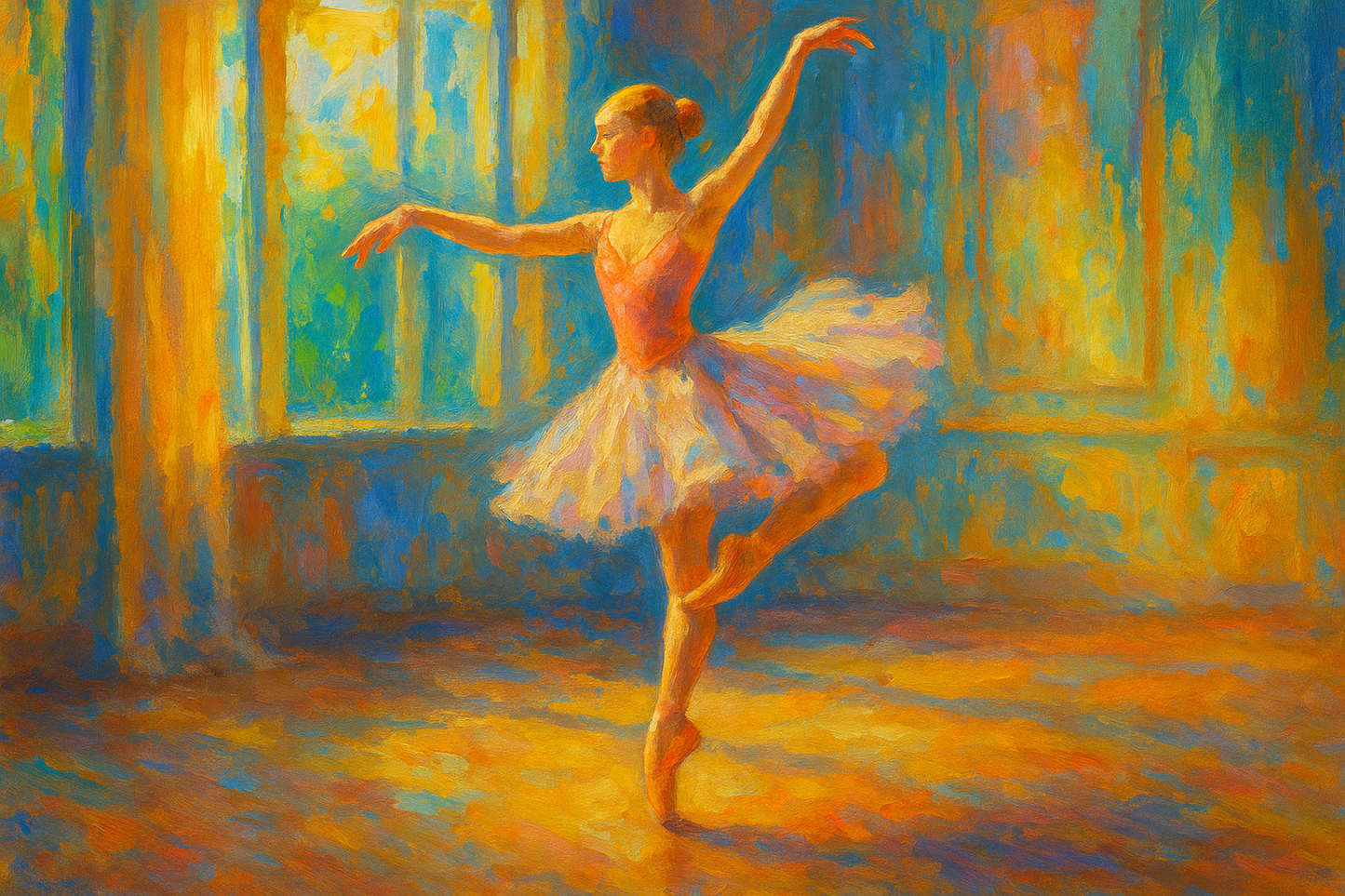 Grace in Motion – Ballet Dancer Canvas Art