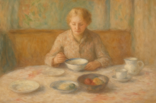 Breakfast Serenity – Impressionist Wall Art on Canvas